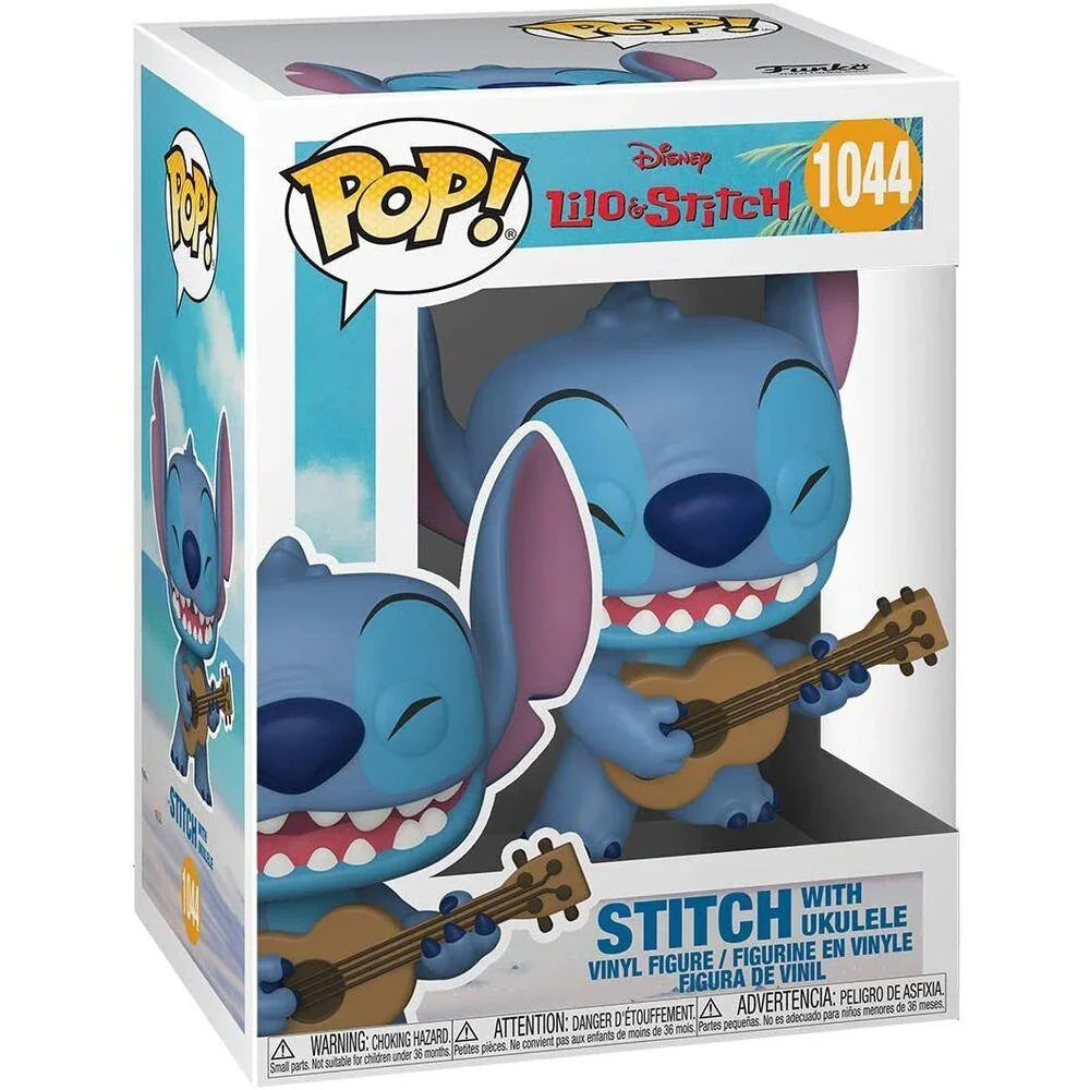 Funko Pop! Disney: Lilo & Stitch - Stitch with Ukelele Figure Vinyl #1044 - Funko - Ginga Toys