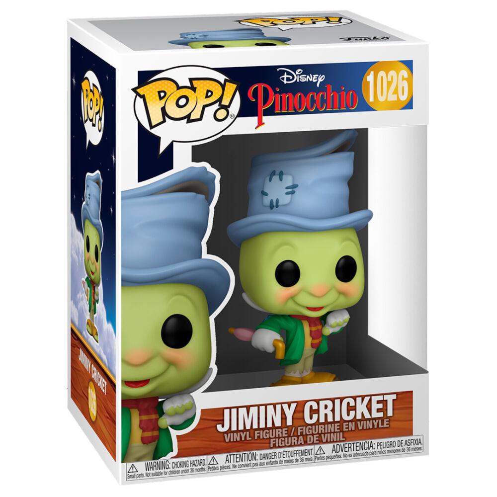 Street Figure Cricket Jiminy #1026 Pop! - Disney: Funko Pinocchio 80th