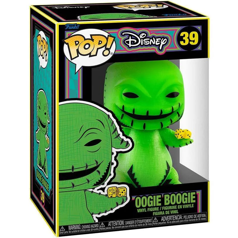 Funko Pop! Disney: The Nightmare Before Christmas - Oogie Boogie (Blacklight) Figure #39 - Funko - Ginga Toys