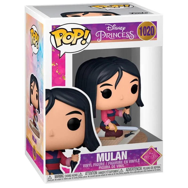 Funko Pop! Disney: Ultimate Princess - Mulan Figure Vinyl #1020 - Funko - Ginga Toys