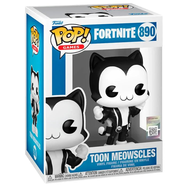 Funko Pop! Games: Fortnite - Toon Meowscles Figure #890 - Funko - Ginga Toys