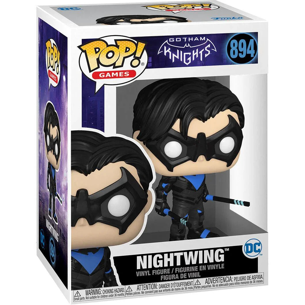 Funko Pop! Games: Gotham Knights - Nightwing Figure #894 - Funko - Ginga Toys