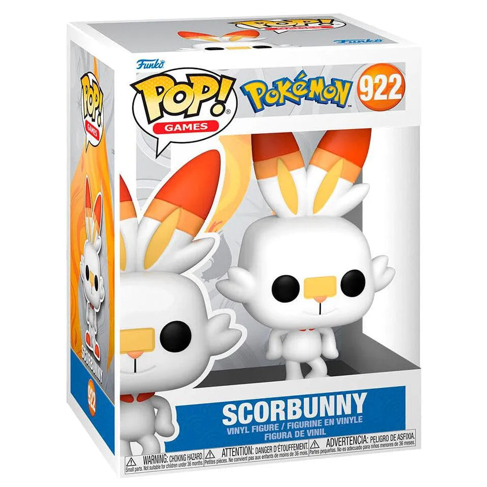 Funko Pop! Games: Pokemon - Scorbunny Figure #922 - Funko - Ginga Toys