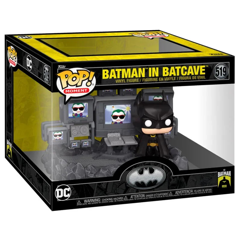 Funko Pop! Moment: Batman (1989) 85th Anniversary - Batman in Batcave Vinyl Figure #519 - Ginga Toys