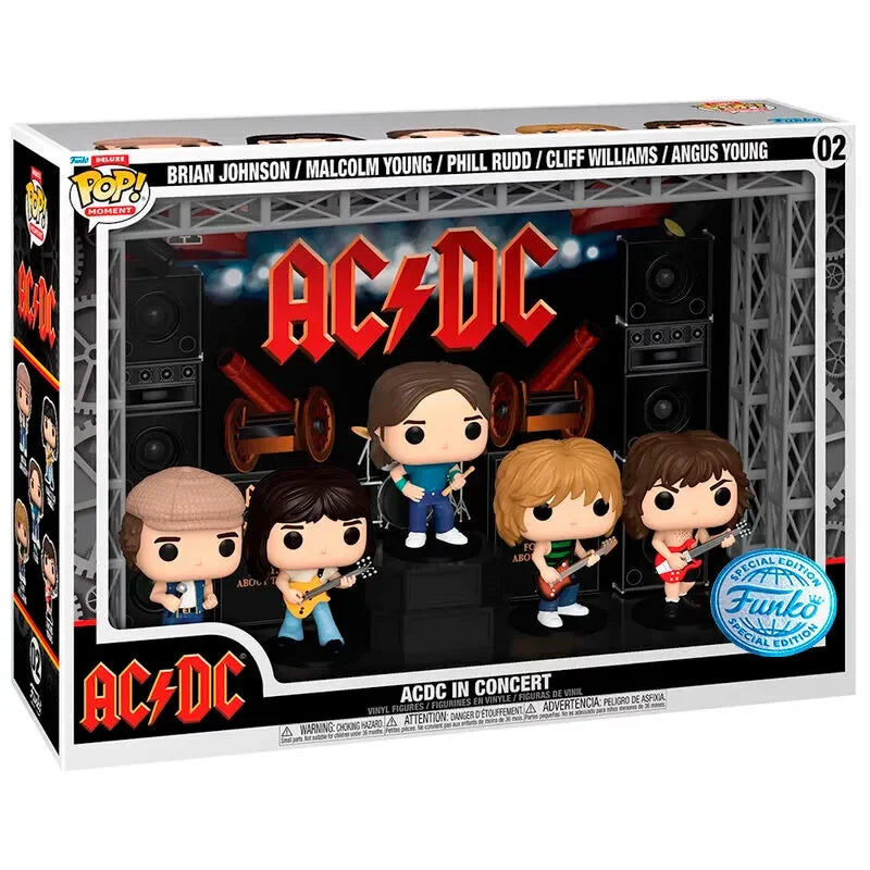 Funko Pop! Moments Deluxe: AC/DC in Concert Exclusive Figure #02 - Ginga Toys