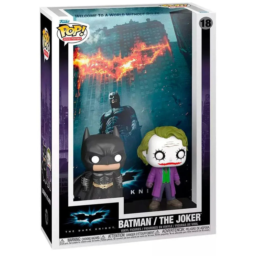 Funko Pop! Movie Poster: The Dark Knight - Batman / The Joker Figure #18 - Ginga Toys