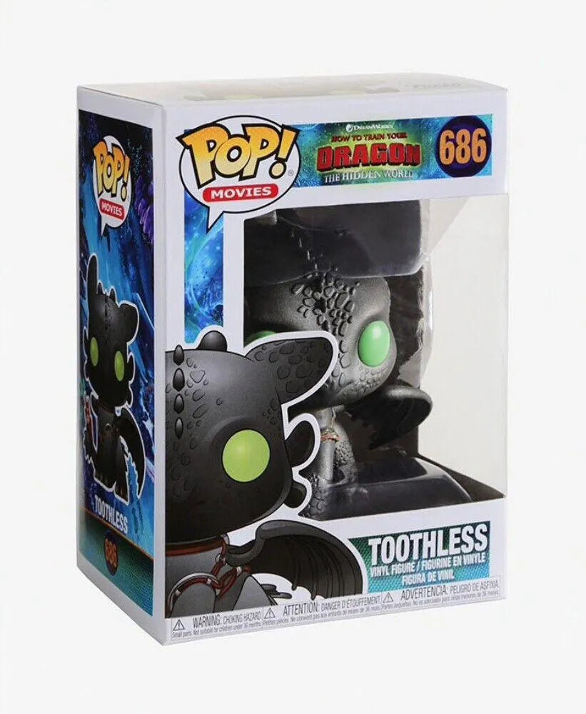 Funko Pop! Movies: How to Train Your Dragon - Toothless Figure #686 - Funko - Ginga Toys