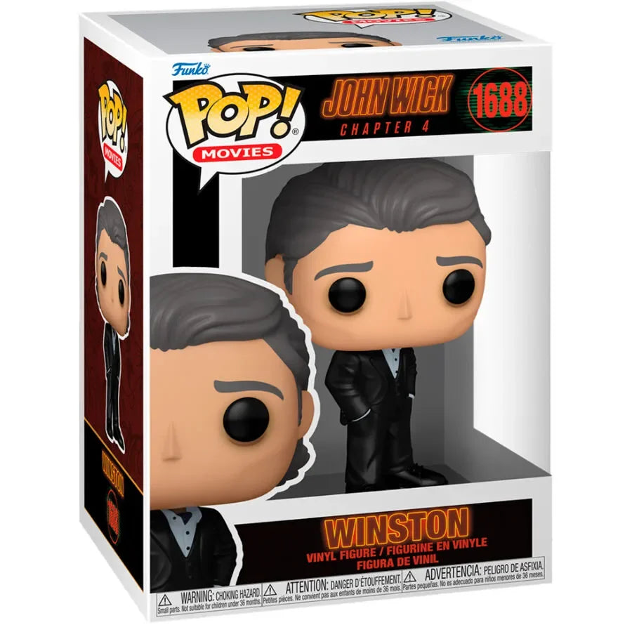 Funko Pop! Movies: John Wick: Chapter 4 - Winston Figure #1688 - Ginga Toys
