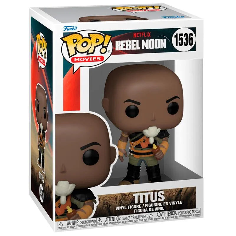 Funko Pop! Movies: Rebel Moon - Titus Figure Vinyl #1536 - Funko - Ginga Toys