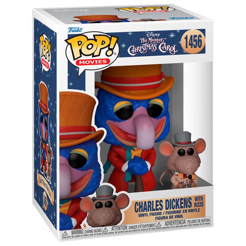 Funko Pop! Movies: The Muppet Christmas Carol - Charles Dickens with Rizzo Figure #1456 - Funko - Ginga Toys