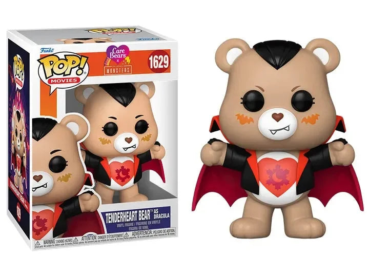 Funko Pop! Movies: Universal Monsters x Care Bares - Tenderheart Bear as Dracula Vinyl Figure #1629 - Ginga Toys