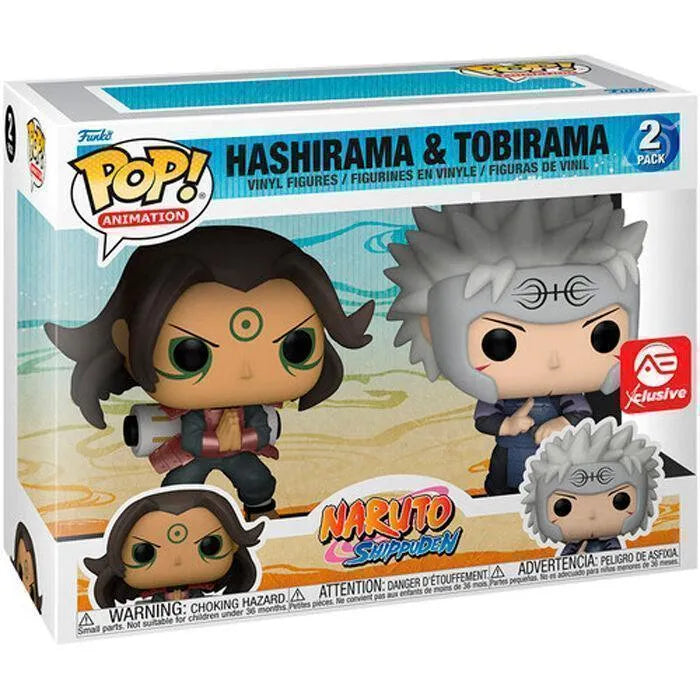 Pop! Animation: Naruto Shippuden - Hashirama & Tobirama Exclusive Vinyl Figure 2-Pack - Funko - Ginga Toys