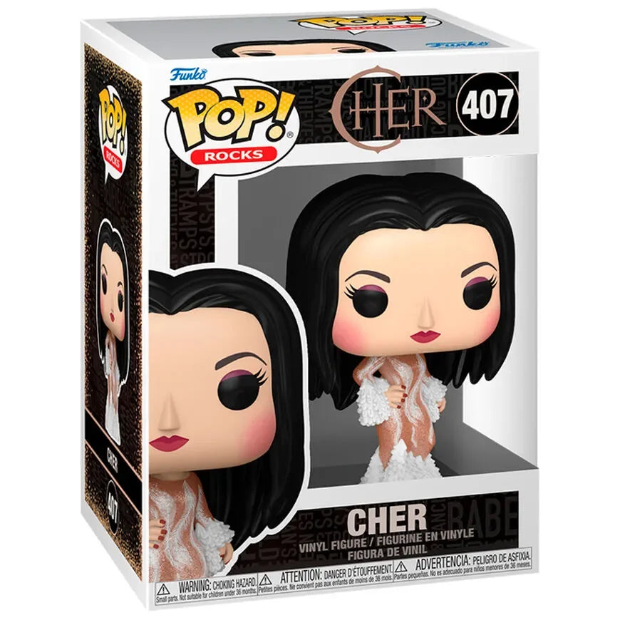 Funko Pop! Rocks: Cher (1974 Met Gala) Figure #407 - Ginga Toys