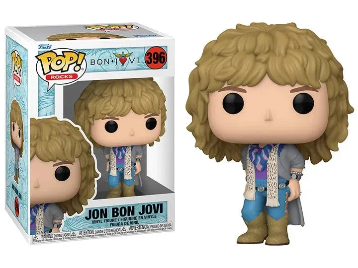 Funko Pop! Rocks: Jon Bon Jovi (1980's) Vinyl Figure #396 - Ginga Toys