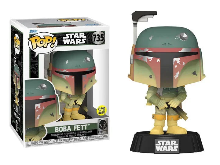 Funko Pop! Star Wars: Fett Legacy - Boba Fett (Glow-in-the-Dark) Vinyl Figure #735 - Ginga Toys