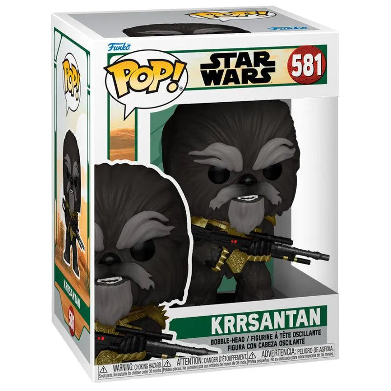 Funko Pop! Star Wars: The Book of Boba Fett - Krrsantan with BG Figure #581 - Ginga Toys