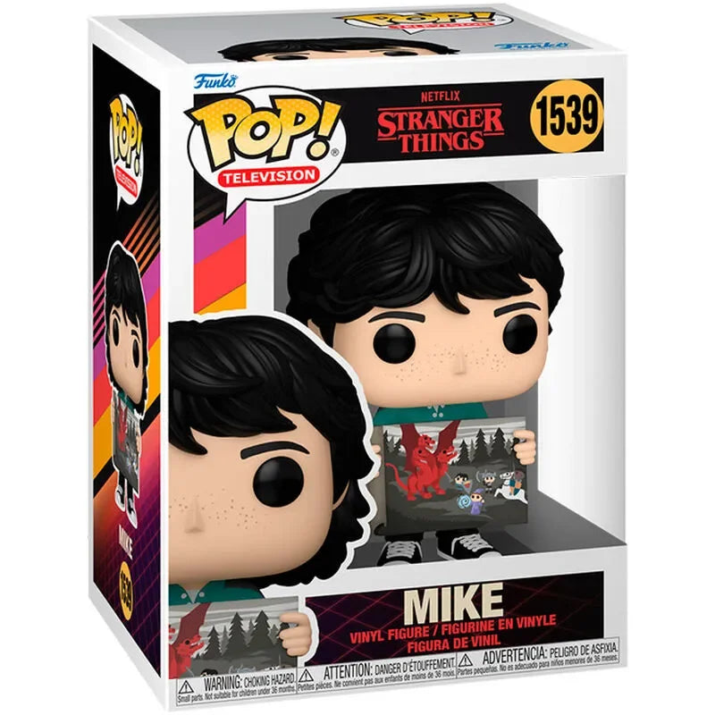 Funko Pop! Television: Stranger Things 4 - Mike w/ Will's Painting #1539 - Ginga Toys