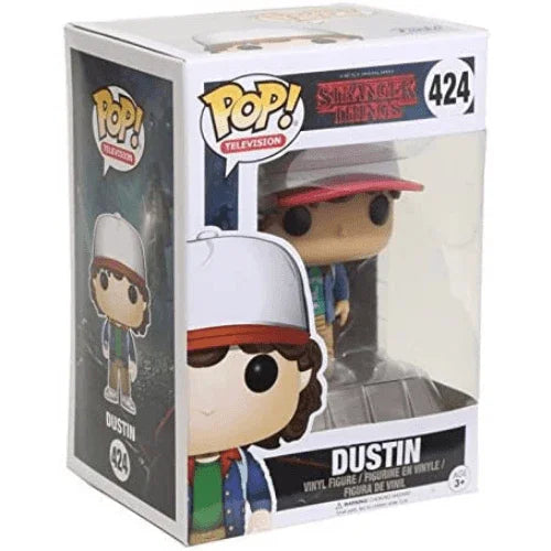 Funko Pop! Television: Stranger Things Dustin with Compass Vinyl Figure #424 - Funko - Ginga Toys