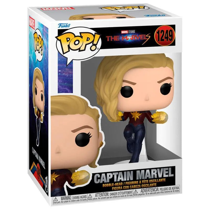 Funko Pop!: The Marvels - Captain Marvel Vinyl Figure #1249 - Funko - Ginga Toys