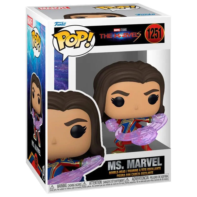 Funko Pop!: The Marvels - Ms. Marvel Vinyl Figure #1251 - Funko - Ginga Toys