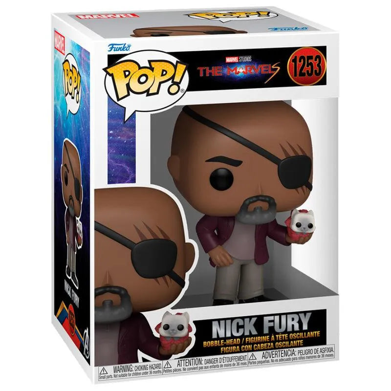 Funko Pop! The Marvels - Nick Fury Vinyl Figure #1253 - Funko - Ginga Toys
