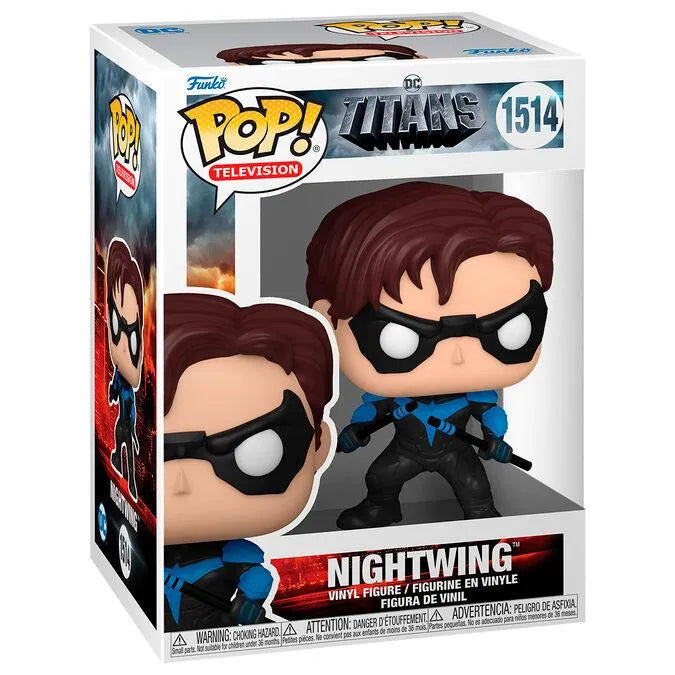 Funko Pop! TV: DC Titans - Nightwing Vinyl Figure #1514 - Ginga Toys