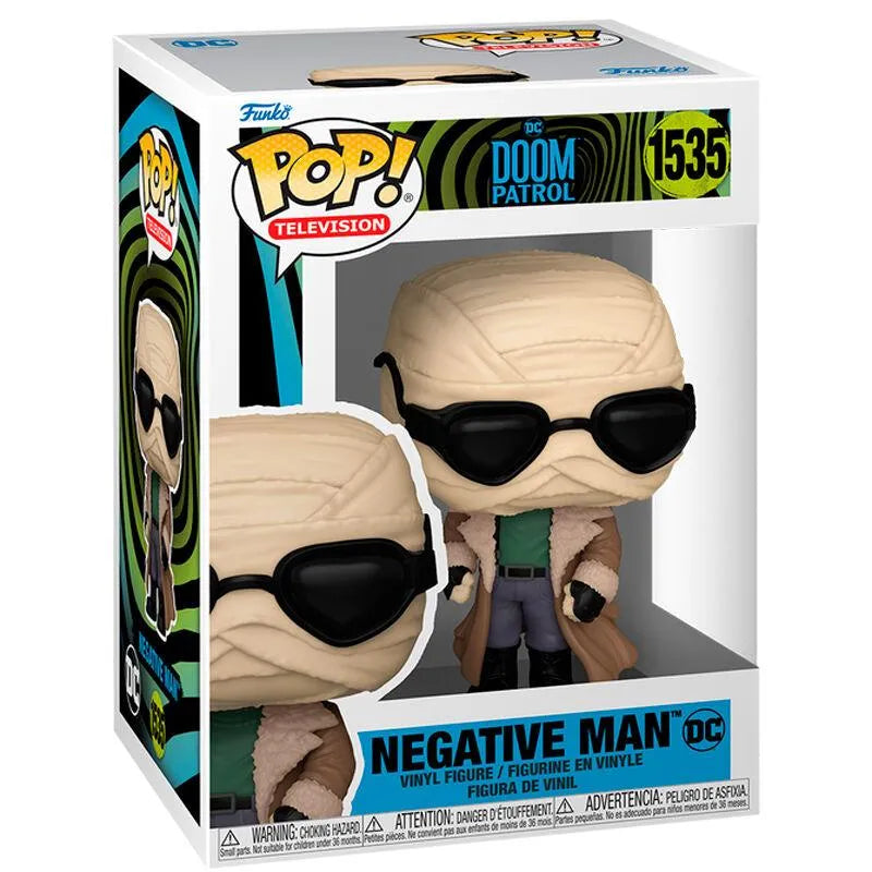 Funko Pop! TV: Doom Patrol - Negative Man Vinyl Figure #1535 - Ginga Toys