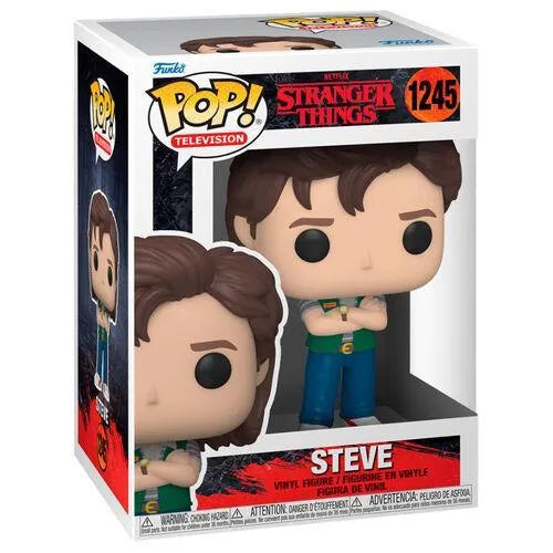 Funko Pop! TV: Stranger Things - Steve (S4) Figure #1245 - Funko - Ginga Toys