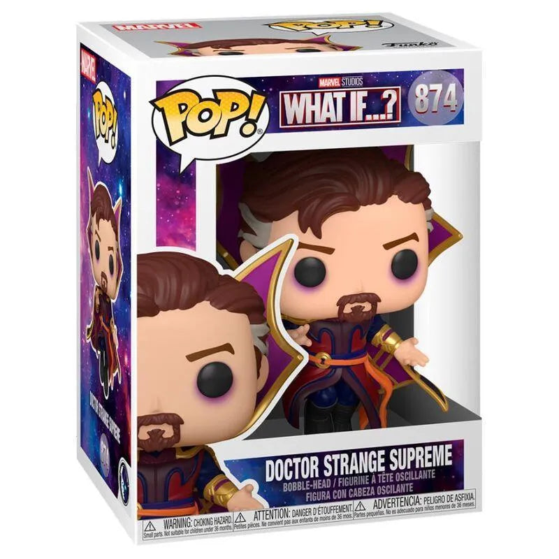 Funko POP Marvel What If...? Doctor Strange Supreme Vinyl Figure #874 - Funko - Ginga Toys