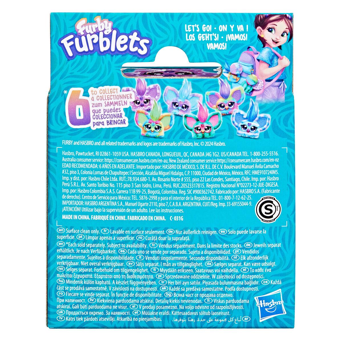 Furby Furblets Hip-Bop Hip Hop Mini Electronic Plush Toy - Ginga Toys