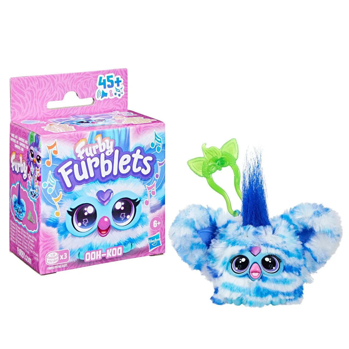Furby Furblets Ooh-Koo Rock Mini Electronic Plush Toy - Ginga Toys