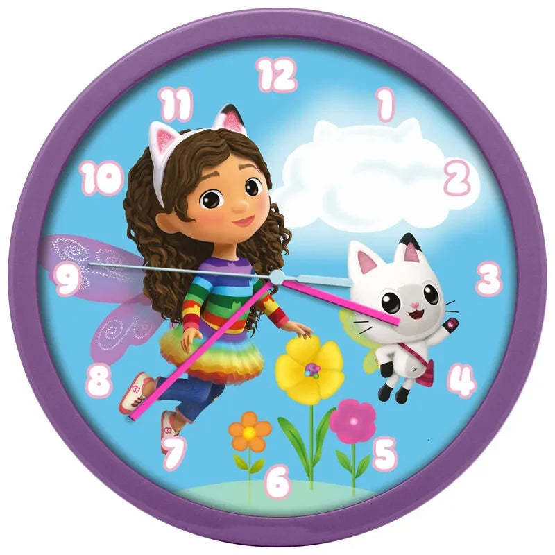 Gabbys Dollhouse Girls Wall Clock - Ginga Toys