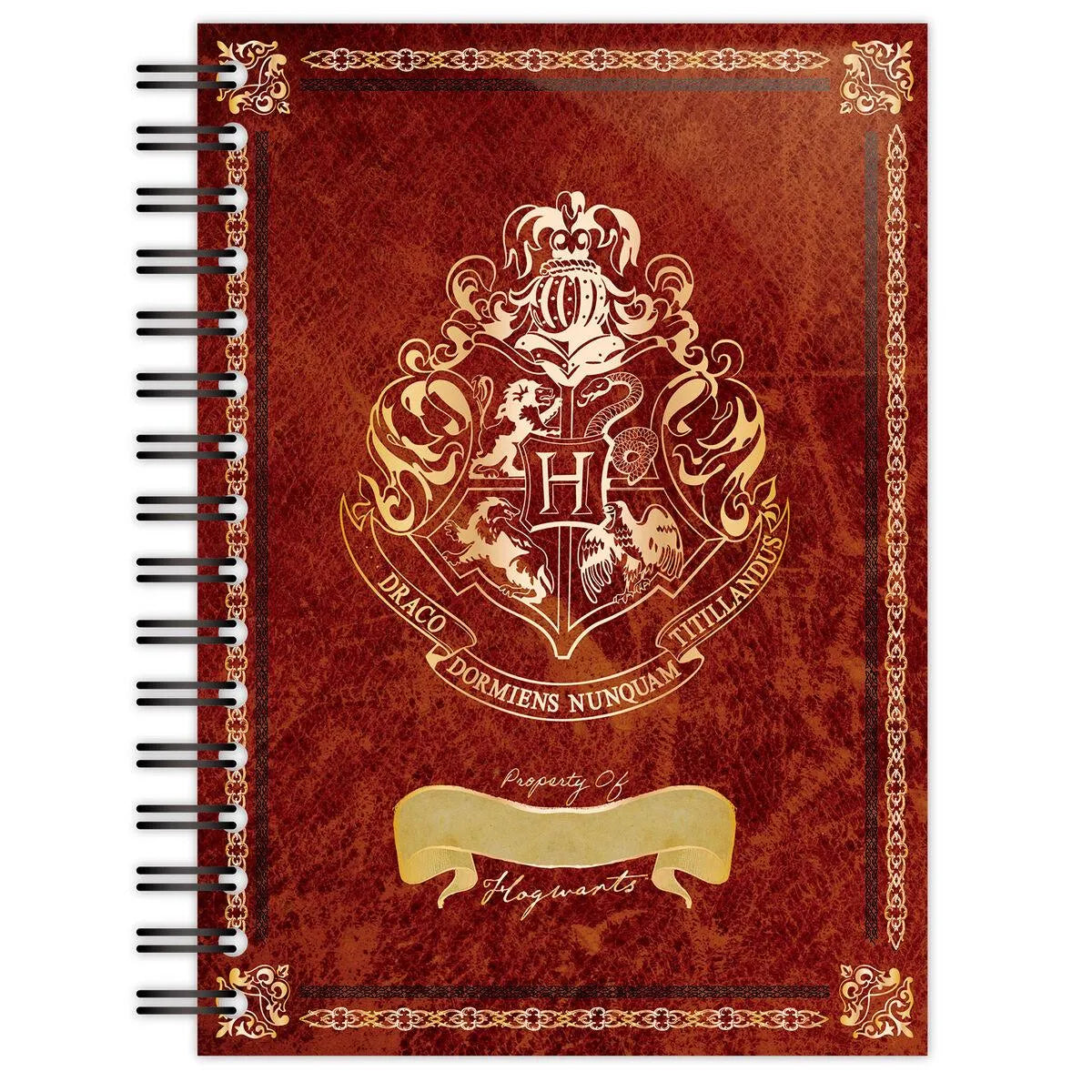 Harry Potter Hogwarts Crest A5 notebook - Blue Sky Studios - Ginga Toys