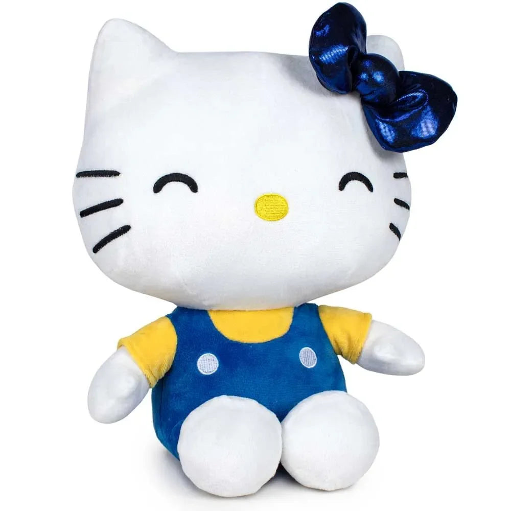 Hello Kitty 50th Anniversary Plush Toy Dark Blue 22cm - Ginga Toys