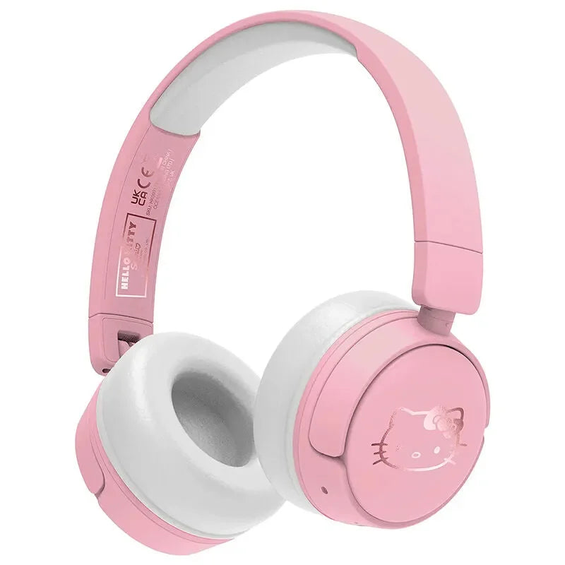 Hello Kitty Kids Wireless Headphones - Pink / Rose Gold - Ginga Toys