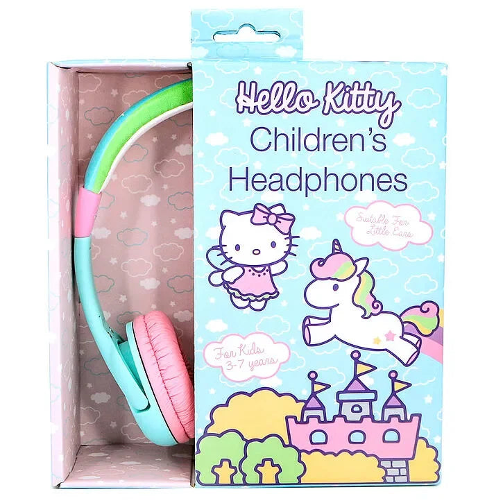 Hello Kitty Rainbow Unicorn Kids Headphones - Ginga Toys