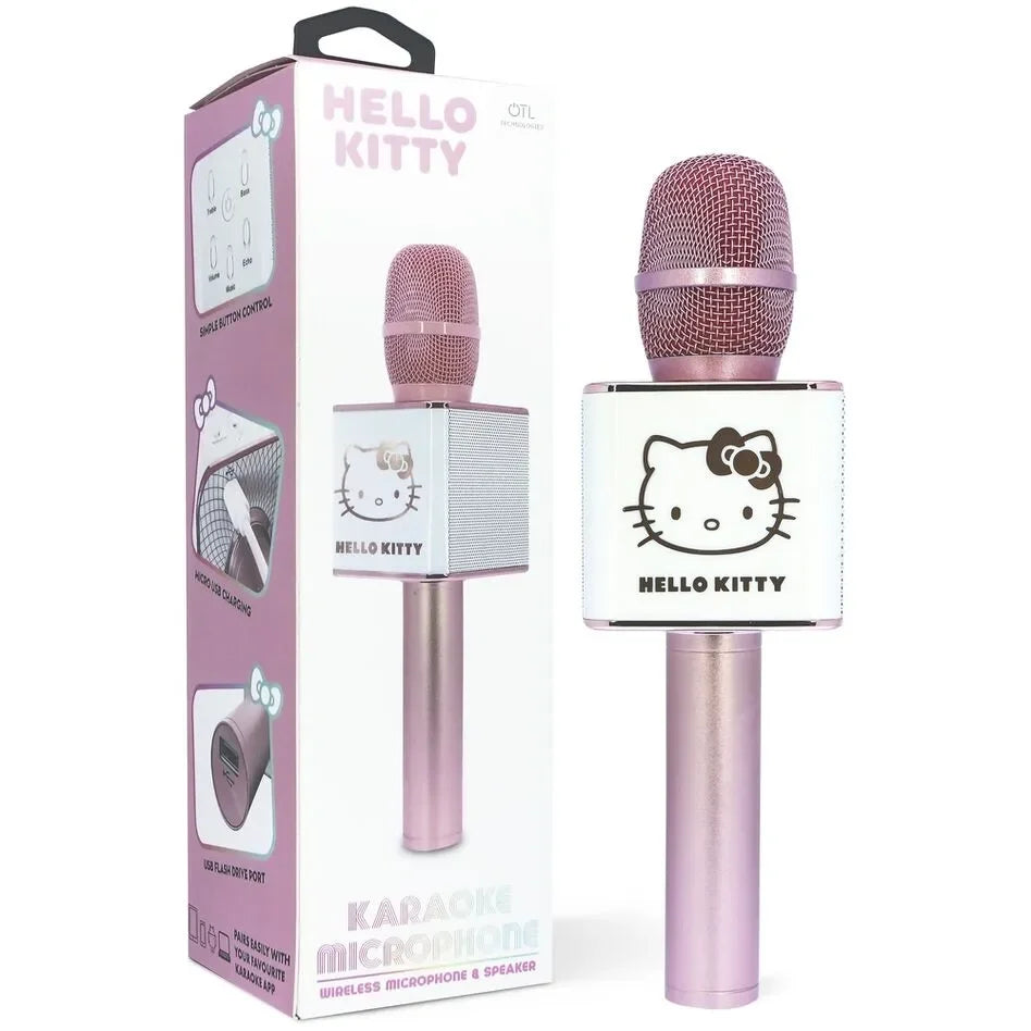 Hello Kitty Wireless Karaoke Microphone - Rose Gold - Ginga Toys