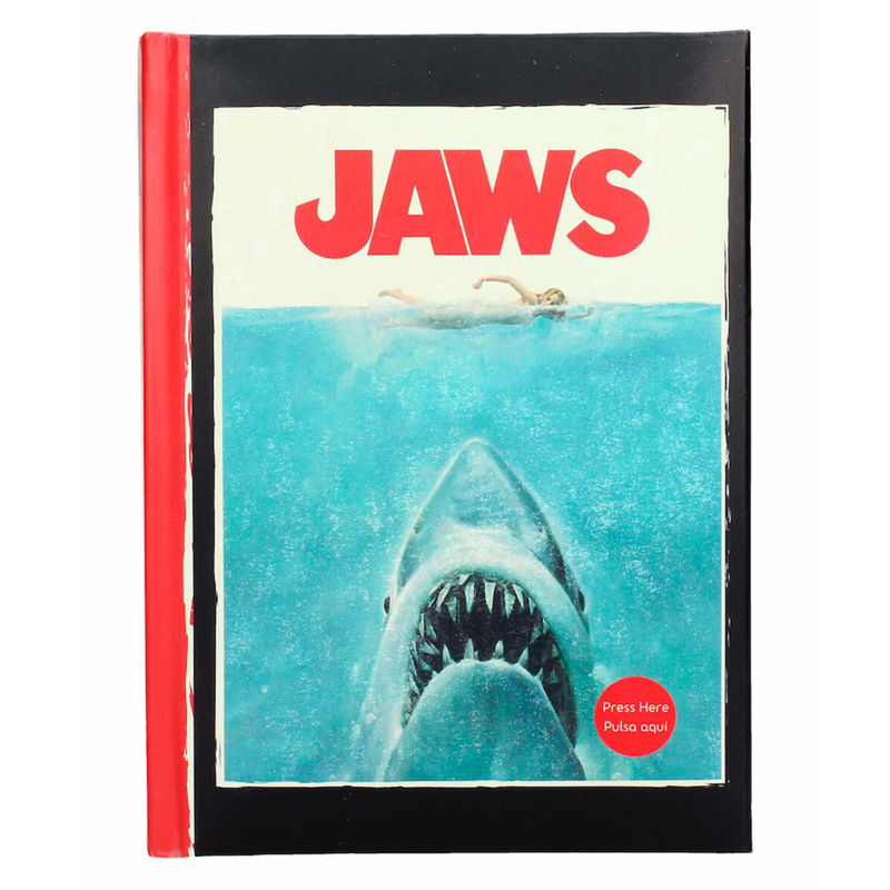 SD Toys Jaws Poster A5 Light-Up Notebook - Ginga Toys