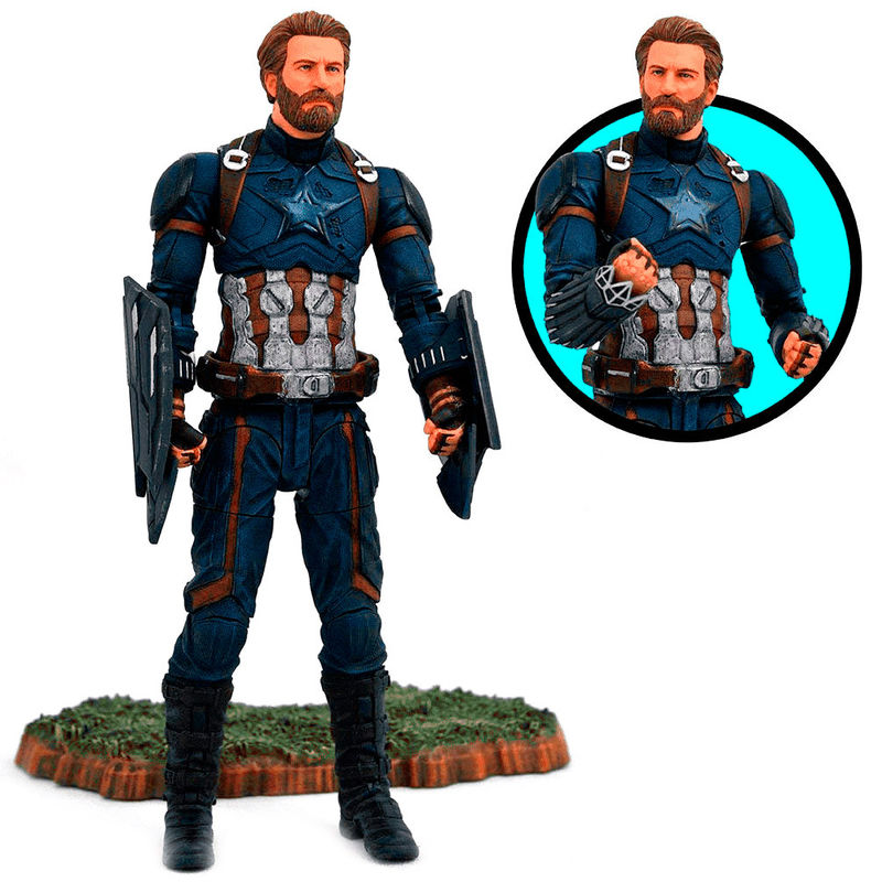 Diamond Select Marvel Select Avengers: Infinity War Captain America Action Figure 7" - Ginga Toys