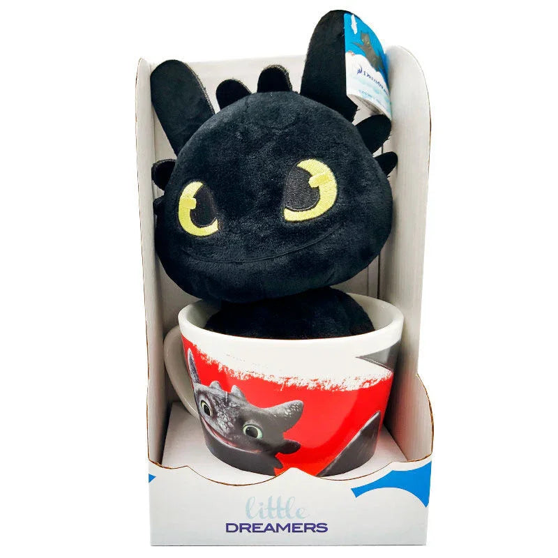 How To Train Your Dragon Toothless Plush Toy 18cm & Mug Set