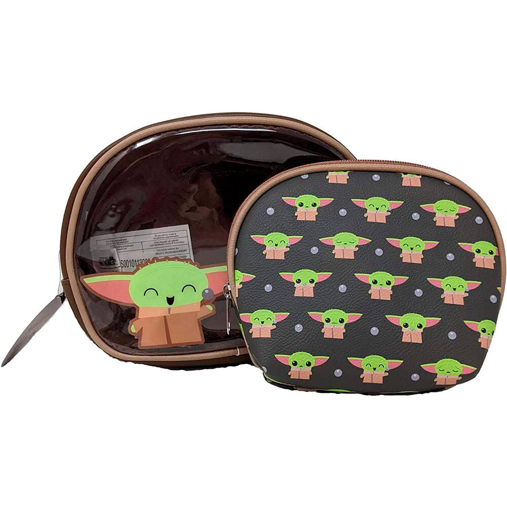 Loungefly Star Wars The Mandalorian Grogu (The Child) 2 Piece Cosmetic Set - Ginga Toys