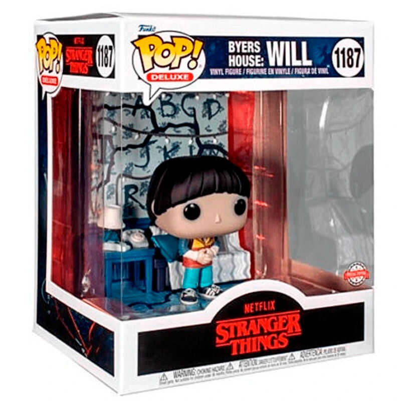Funko Pop! Deluxe: Stranger Things Build A Scene - Byers House: Will Vinyl Figure Exclusive #1187 - Ginga Toys
