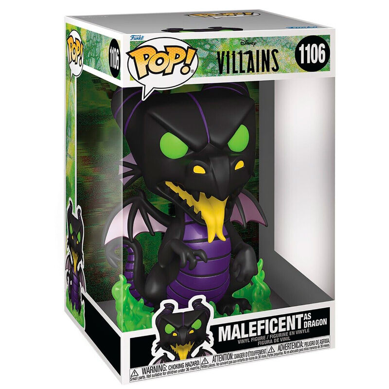 Funko 10" Pop! Disney: Villains - Super Sized Maleficent Dragon Figure #1106