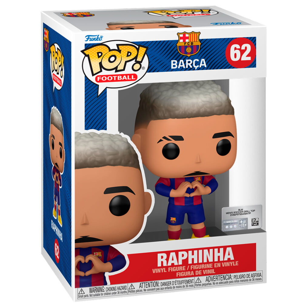 Funko Pop! Football: Barcelona - Raphinha Vinyl Figure #62