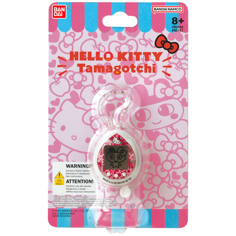 Bandai Tamagotchi Nano Hello Kitty 50th Anniversary Edition – Red & White Virtual Pet - Ginga Toys