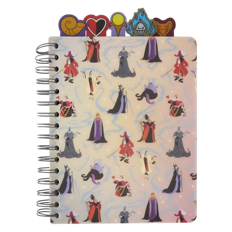 Loungefly Disney Villains Tab Journal - Ginga Toys