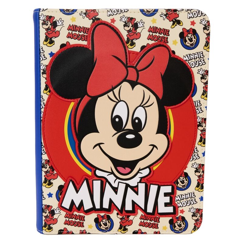 Loungefly Disney Minnie Mouse Classic All-Over Print Refillable Stationery Journal
