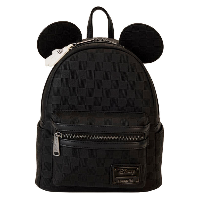 Loungefly Disney Mickey Mouse Checkered Texture Mini Backpack - Ginga Toys