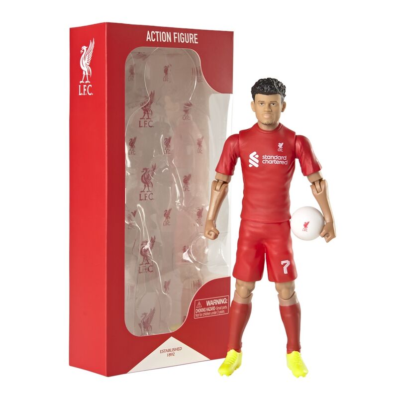 Football Liverpool FC Luis Diaz Action Figure 20cm - Ginga Toys