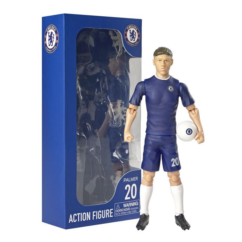 Football Chelsea FC #20 Cole Palmer Action Figure 20cm - Ginga Toys